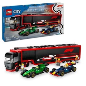 LEGO City F1© Truck with RB20 & AMR24 F1© Cars 60445